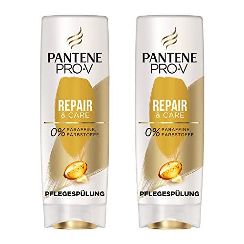 Pantene Pro-V Repair & Care Pflegespülung Für Geschädigtes Haar, 2er Pack (2 x 400 ml), Trockene Haare Conditioner, Haarpflege Glanz, Conditioner, Trockenes Haar, Haarpflege Für Trockene Haare