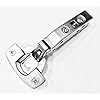 Hettich Euro 110 Soft Close Full Overlay Hinge & 0 mm Cam Face Frame Plate Combo (Hinge w/0mm Plate)
