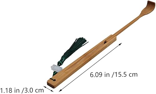 Miniatura 6 de EXCEART Rascador de espalda para mujer, herramientas de mano, rascador de espalda, rascador de espalda terapéutico, rascador plegable para dedos,