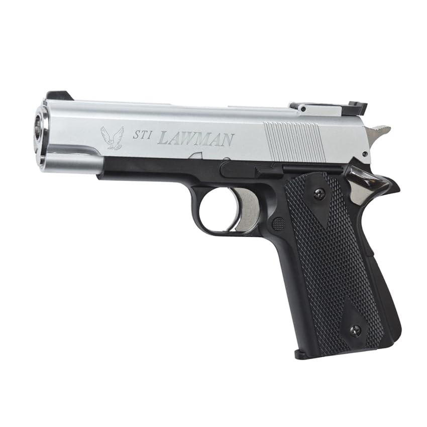 ASG STI Lawman M1911 Duotone Green Gas (6mm) | Arma de Airsoft de Aire comprimido. Pistola de iniciación.