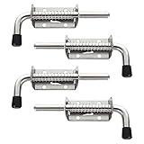 4 Pack Spring Loaded Latch Pin Metal Spring Pin Latch Lock Barrel Bolt 5 Inch Spring Loaded Locking...