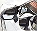 Car Ox Horn Side Rearview Mirror Cover Wing Mirror Protect Decorate Covers Auto Exterior Decoration Accessories for Toyota Corolla 2020 2021 2022 2023 2024 (Bright Black)