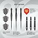 Shot! Darts Tribal Weapon 4 Steel Tip Dart Set | 90% Tungsten Barrels | Center Balanced with Precision Grips | Handcrafted Professional Darts with Flights | Metal Tips | Made in New Zealand