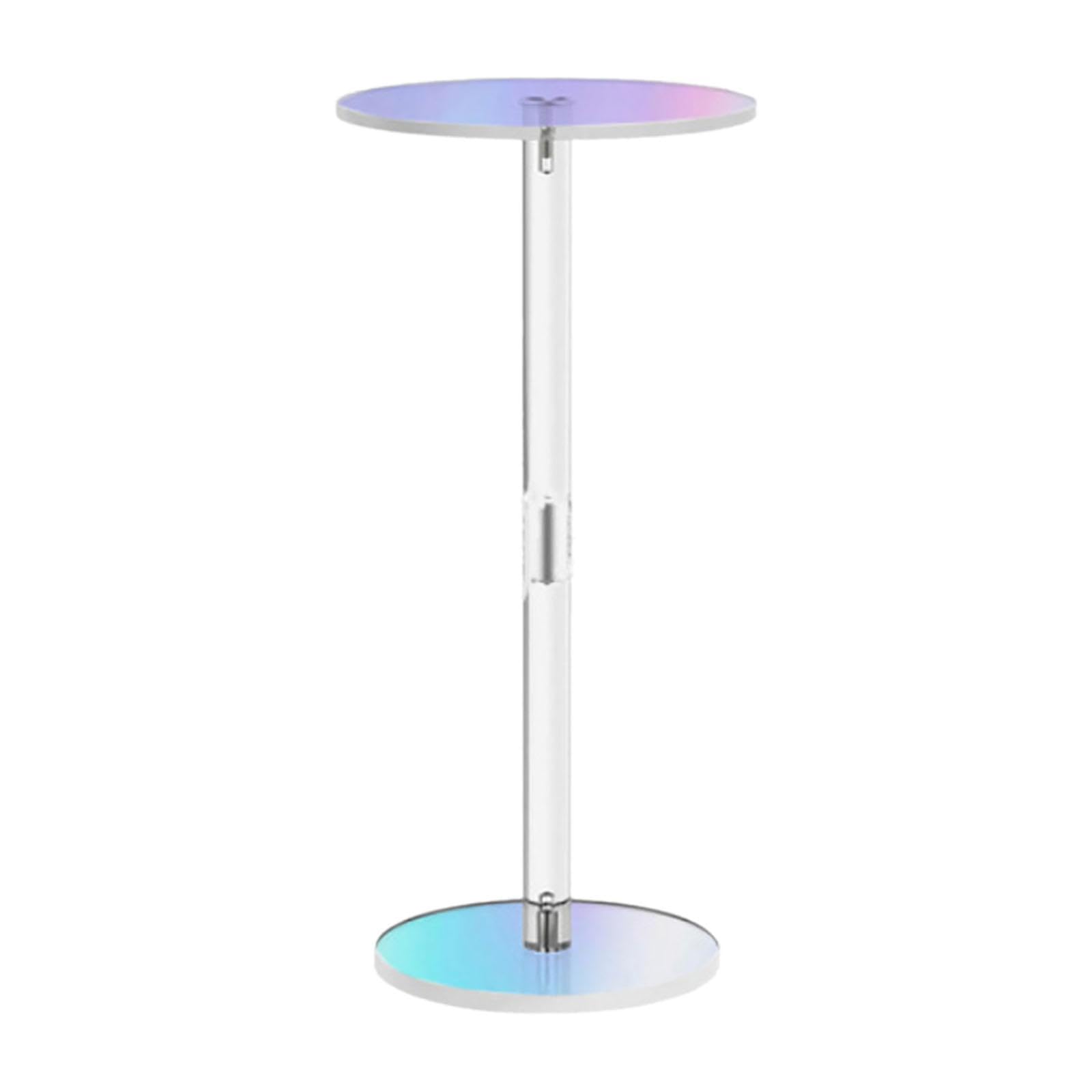 Yajuyi Acrylic Side Table 10 Inch Creative Coffee Table for Office Kitchen Bedroom