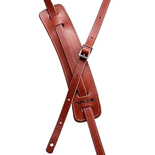 VOX MM25-WAL Sangle de guitare réglable en cuir style années 50 Noyer - Les Beatles, Paul McCartney, John Lennon, RIngo Starr, George Harrison VOX MM25-WAL Sangle de guitare réglable en cuir style années 50 Noyer – Image 3