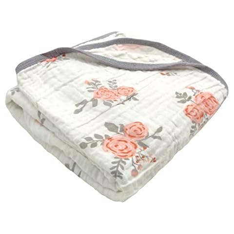 Amo Nenes Baby Girl Boy Swaddle Blanket 100% Cotton Muslin Swaddle 110*150cm For Carrycot Car Seat Stroller Pram Crib Cover