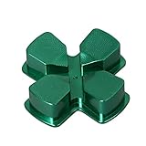 Timorn Replacement Aluminum Metal D-pad Buttons for Playstation 4 PS4 Mods Controllers (Green)