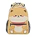 Kigai Cute Shiba Inu Student Backpack With Name Tag Casual Daypacks Outdoor Sports Rucksack School Shoulder Bag for Boys Girls-12x7.3x16.9in