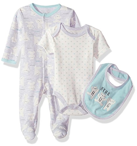 Rene Rofe Baby 3 Piece Take Me Home Set with Coverall Bodysuit and Bib Set Rene Rofe Baby 3 Piece Take Me Home Set with Coverall Bodysuit and Bib Set
