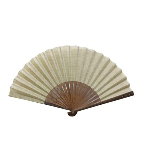 扇子 Ripple 近江の麻扇子23cm メンズ 78-03 カーキ