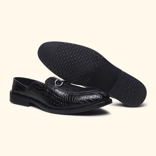 Image of YOHO Lofos Mules for Men | Open Back Cut Comfortable Loafers | Stylish, Flexible Slip-On Formal Shoes with Footpharma Footbed