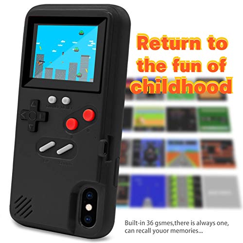image for LucBuy Game Console Case for iPhone, Retro Protective Cover Self-Power