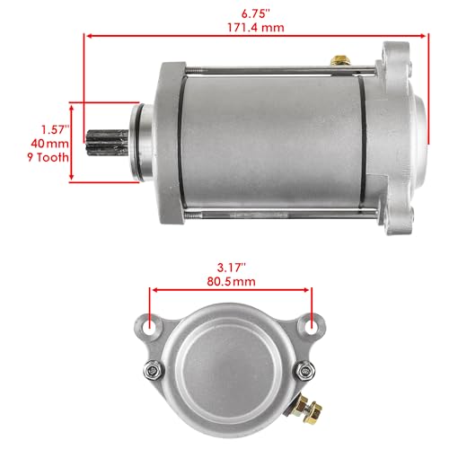 Caltric Starter Compatible con Suzuki Vl1500 Vl-1500 Vl1500B Intruder 1500 1462Cc 1998-2004 miniatura 2
