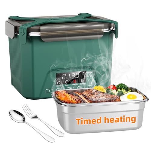 GALOKEO Cordless Heated Lunch Box 1.2L 20000mAh BPA Free