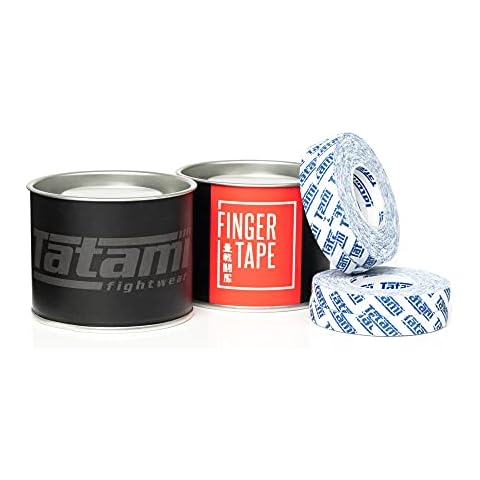 Tatami Fightwear Zinc Oxide Finger Tape - 9mm x 4 Rolls, Ultimate Protection, Professional Sports Tape Strapping, Gym, Workout, Jiu Jitsu, Grappling, BJJ, MMA Cover