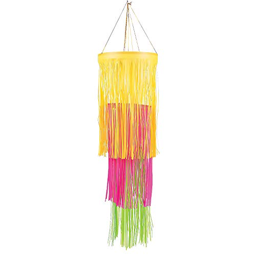 Neon Fringe Chandelier (4 feet) Party Decor