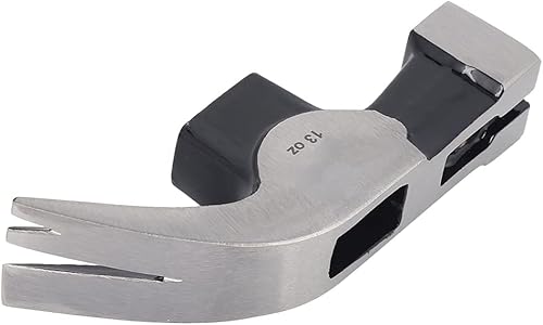 Miniatura 8 de YWBL-WH Cabeza de martillo de garra de carpintero de doble ángulo de curva de 13 oz para herramienta de carpintería casera, martillo de garra