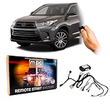 MPC Remote Start Kit Compatible with Toyota Highlander 2014-2019 || Plug and Play || Hybrid Push to Start ONLY || Easy Install || USA Tech Support