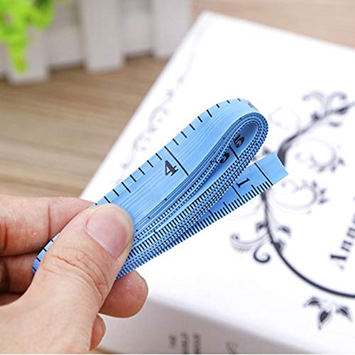 RWRAPS 60 Zoll/150 cm Maßband, weiches Nähband, Körpermaß, Lineal, Nähen, Schneider, Maßband, zufällige Farbe (Farbe: A) (A)