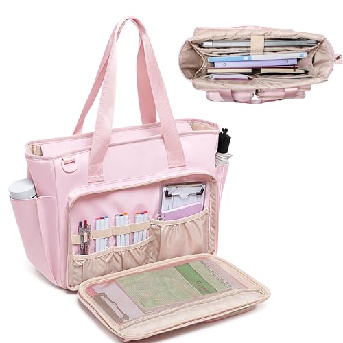Sac d'enseignant avec rangement ordinateur portable rembourré et grand volume
