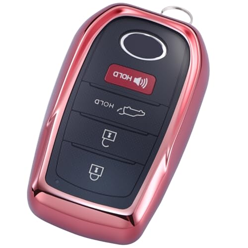 Étui clé Toyota rose pour Corolla RAV4 Highlander 2025