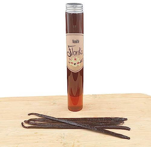 Extracto de vainilla Florika Vanille 100 ml calidad gourmet 38% vol. - 100% natural, sin azúcar añadida