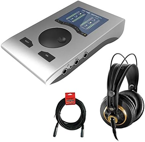 RME Babyface Pro 24-Channel Audio Interface with AKG K 240 Studio Pro Headphones & XLR Cable Bundle