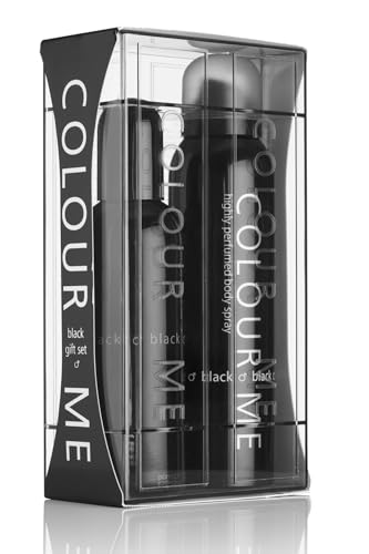 Colour Me Black - Fragrance for Men - Gift Set 100ml EDP/150ml Body Spray, by Milton-Lloyd