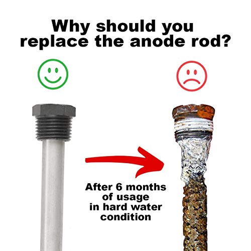 Rv Water Heater Magnesium Anode Rod For Atwood Heaters, Dele 2 Pack 1/2" Npt Rv Hot Water Tank Anode Rod For Rv, Camper And Trailer Water Heaters #TOP4