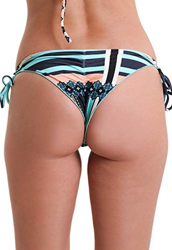 Calcinha Biquíni Avulso Ripple Tulum - Estampa Azul Tulum - GG