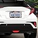 License Plate Frame 2 Pack Car License Plate Holder Metal Number Plate Frame Car Tag Frame (Flower 2Pack)