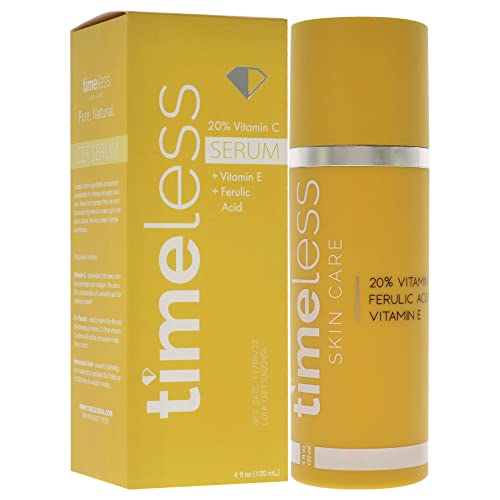 Timeless Vitamin C Plus E 20 Percent Ferulic Acid Serum Serum Unisex 4 Oz #TOP4