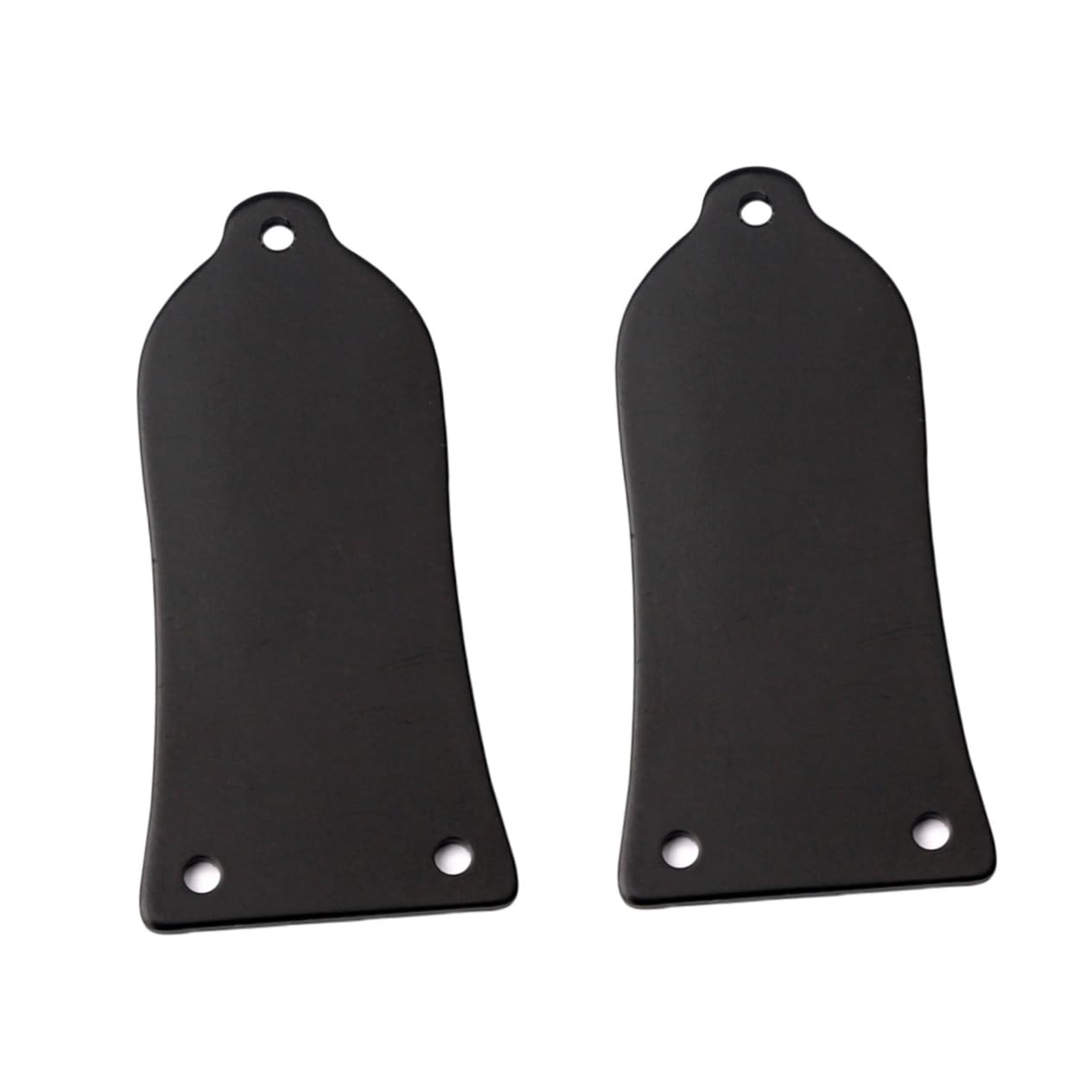 FAVOMOTO 2pcs Replacement Truss Rod Cover for Electric and Bass Guitars 3 Holes Metal Cover for Guitar Rod Protection