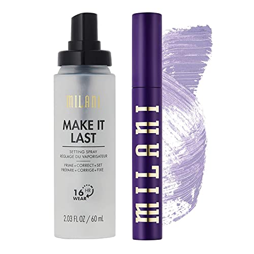 Milani Make It Last Setting Spray and Violet One Lash Primer