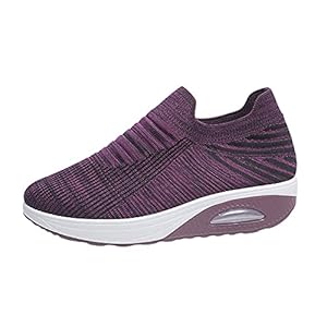 Sportschoenen voor Vrouwen Sneakers Mode Schoenen Flats Vrouwen Casual Leisure Wedges Outdoor Slipon Ademend Vrouwen Casual Schoenen Effen Zwarte Schoenen voor Vrouwen