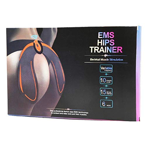 Estimulador Levanta Bumbum Eletrico Muscular EMS HIPS TRAINER