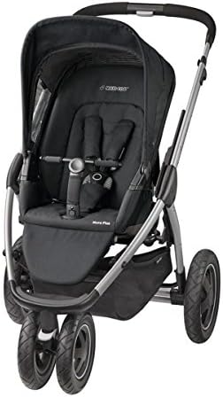 Maxi-Cosi Mura Plus 3 Bebek Arabası, 0-3,5 Yaş, 0-15 KG, Black Raven (Siyah)