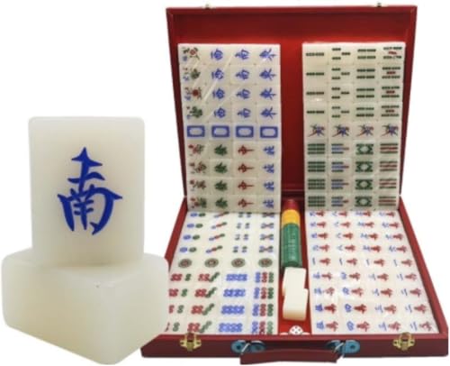Juego Mahjong 144 fichas con caja