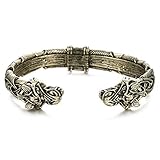 skilled worker deutsch This beautiful hand-crafted Viking bracelet depicts the head of a wolf on each end. Wolves had great importance to Viking mythology, and this bracelet is representative of the monstrous wolf Fenrir who battles and slays Odin during Ragnarok