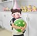 ZHYPFF Green Backpack Ultra Yellow Spiked Turtle Shell Backpack Role Play Costume Accessory Prop Soft Stuffed Cartoon Toy 11.4 inch