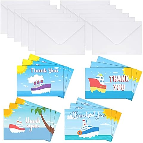Epakh Nautical Thank You Cards Set Cover