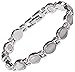 Price comparison product image Helena Rose Ladies Magnetic Bracelet for Women - Semi Precious Grey Luminous Cats Eye Stones - Fits Wrists Up To 17.5cm Fully Adjustable Size - Presented in a Jewellery Gift Box
