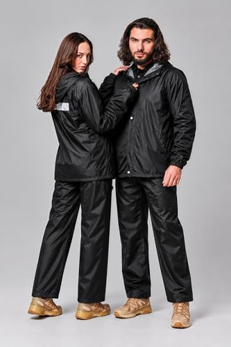 Image of La' exclusivite Fayoria Unisex Reversible Waterproof Raincoat for Men