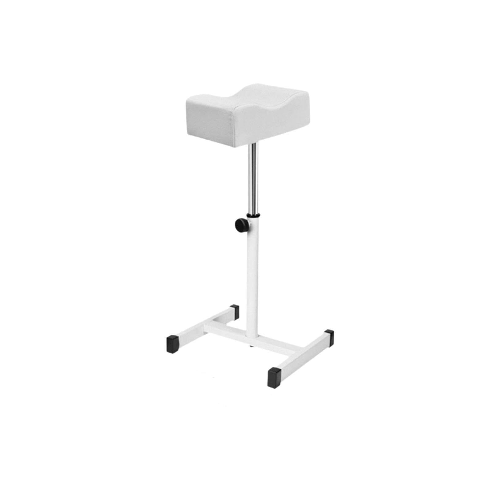Poggiapiedi Pedicure Manicure Pedicure manicure poggiapiedi gamba sedia for bellezza delle unghie pedicure ascensore supporto strumento(White)