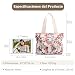 Imagen de FORRICA Bolsos Mujer Bolsa Bandolera Grande Bolsas de Hombro Impresión de Moda Damas Bolso Shopper Impermeable Bolsos de Mano para Mujer Multibolsillos Mariposa