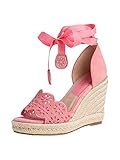 sandalias mujer verano 2019 Altura del tacón: 10 cm Tamaris 1-1-28393-26, Sandalia Mujer, Candy, 38 EU