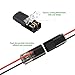 40PCS Double Wire Plug-in Connector, 2-Pin Quick Connect with Locking Buckle - Tool-Free Installation for Low Voltage LED Strips, Secure Clip Fasteners Electrical Connectors
