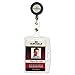 Produktbild Shell-Style ID Card Holder, Vertical/Horizontal, With Reel, Clear, 10/BX, Sold as 1 Package