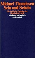 Sein und Schein: D. krit. Funktion d. Hegelschen Logik 351807914X Book Cover