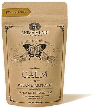 Anima Mundi Apothecary Calm Stress Relief Tonic Tea - Loose Herba...